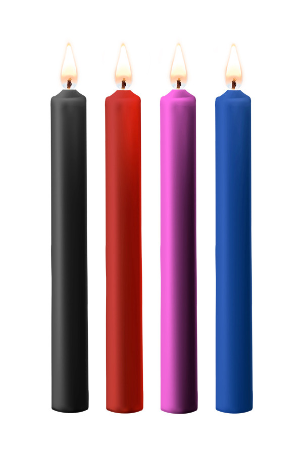 4 Bougies colorés BDSM