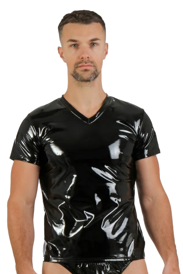 T-shirt homme en vinyle de Soisbelle