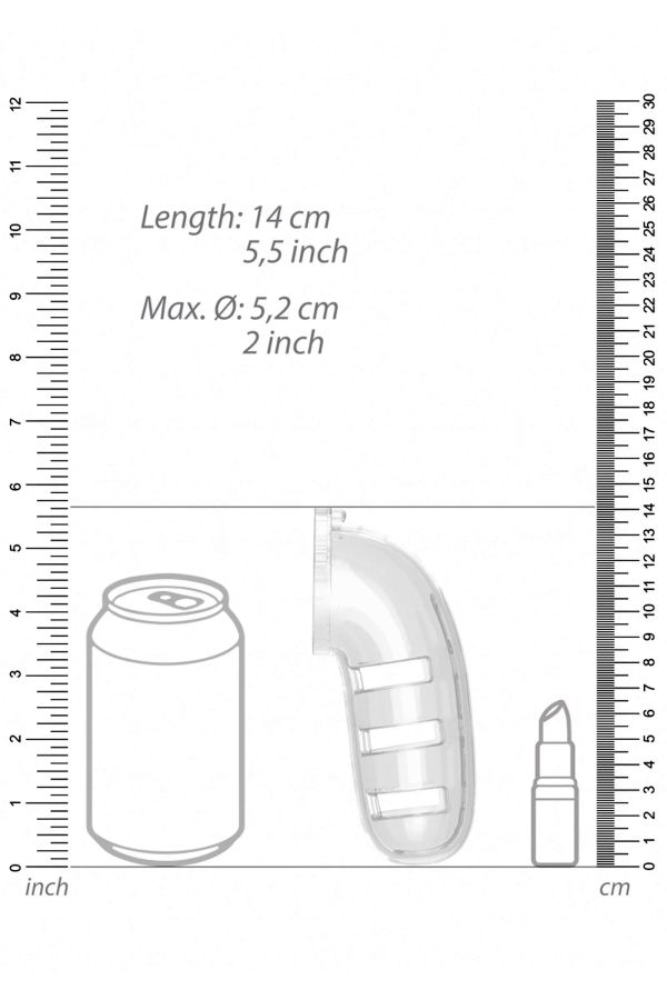 Cage de chasteté avec plug anal N°12