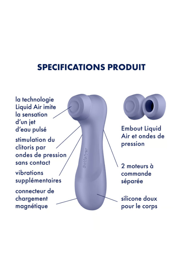 Satisfyer Pro 2 Generation 3, stimulateur de clitoris technologie Liquid Air