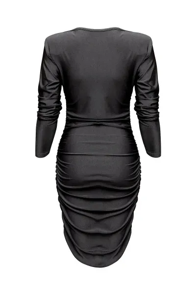 Robe courte effet drapé signé Richard Fhal