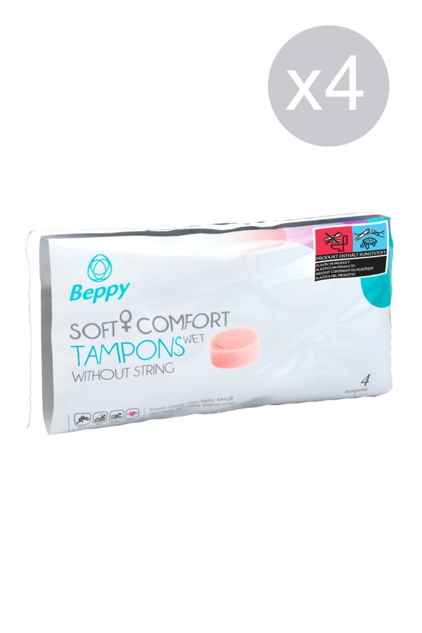 4 tampons féminins Beppy Wet
