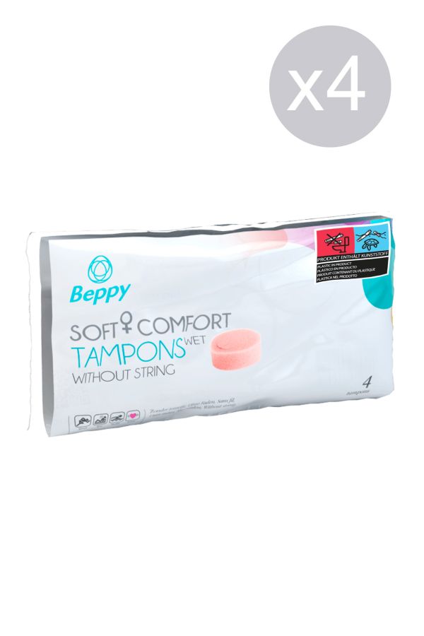 4 tampons féminins Betty Wet