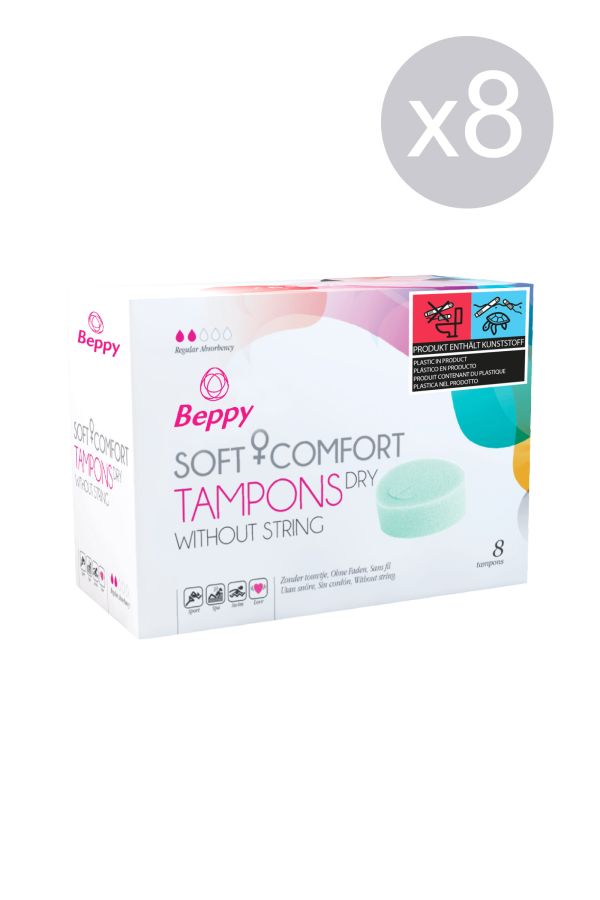 8 tampons féminins Beppy Dry
