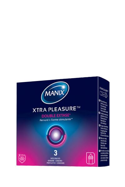 3 préservatifs stimulants Xtra Pleasure