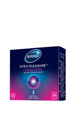 3 préservatifs stimulants Manix Xtra Pleasure