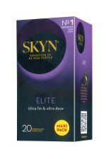 20 préservatifs sans latex ultra fins Skyn Elite