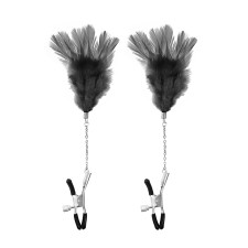 Pinces à Seins avec Chaînes et Plumes - Concorde Love