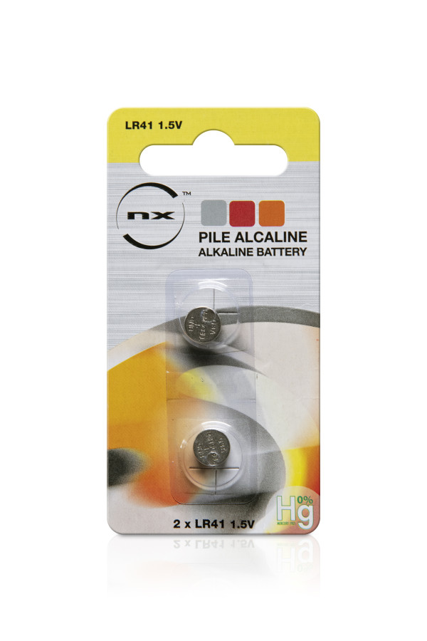Pile LR41 blister de 2 piles de la marque Maxell