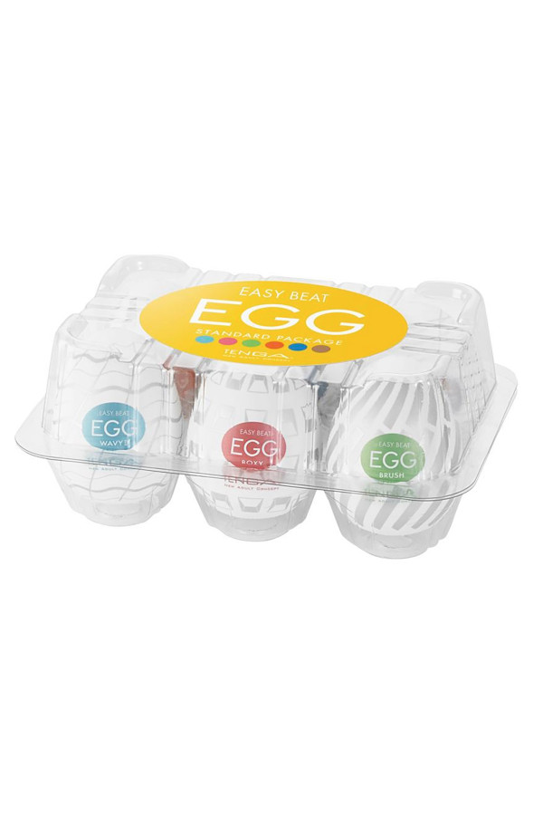 Pack de 6 oeufs masturbateurs