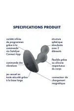 Satisfyer Deep Diver, plug vibrant connecté