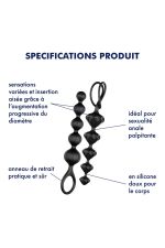 Satisfyer Love Beads, 2 chapelets anal en silicone