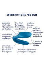 Satisfyer Double Whale, vibromasseur pour couple