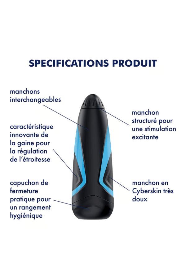 Satisfyer Men One, masturbateur avec niveau de pression ajustable