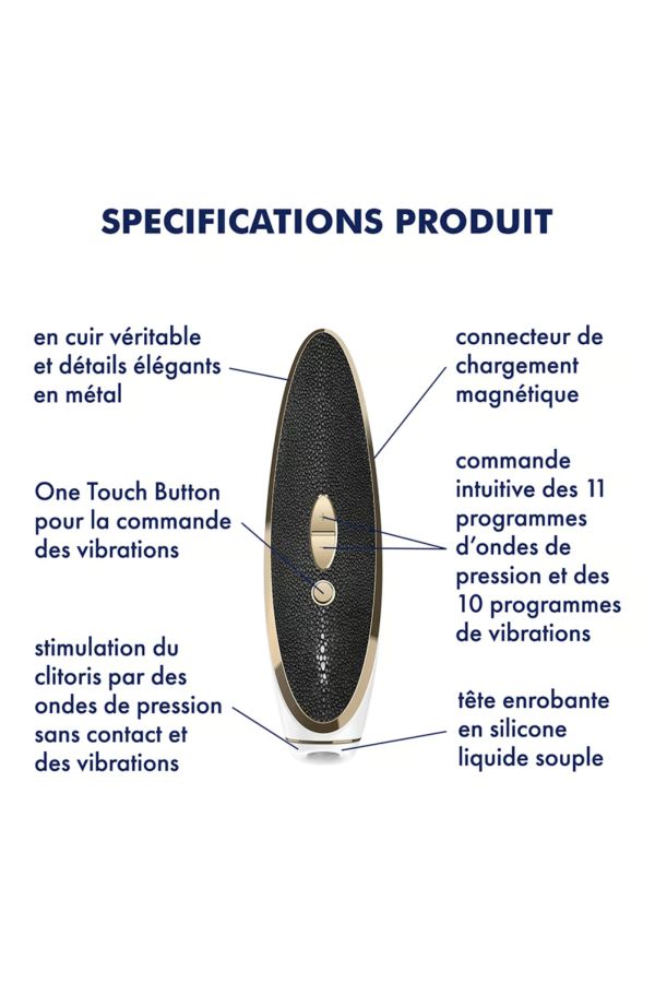 Stimulateur de clitoris par air pulsé Satisfyer Luxury Haute Couture