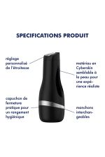 Satisfyer Men Classic Silver, masturbateur pour homme