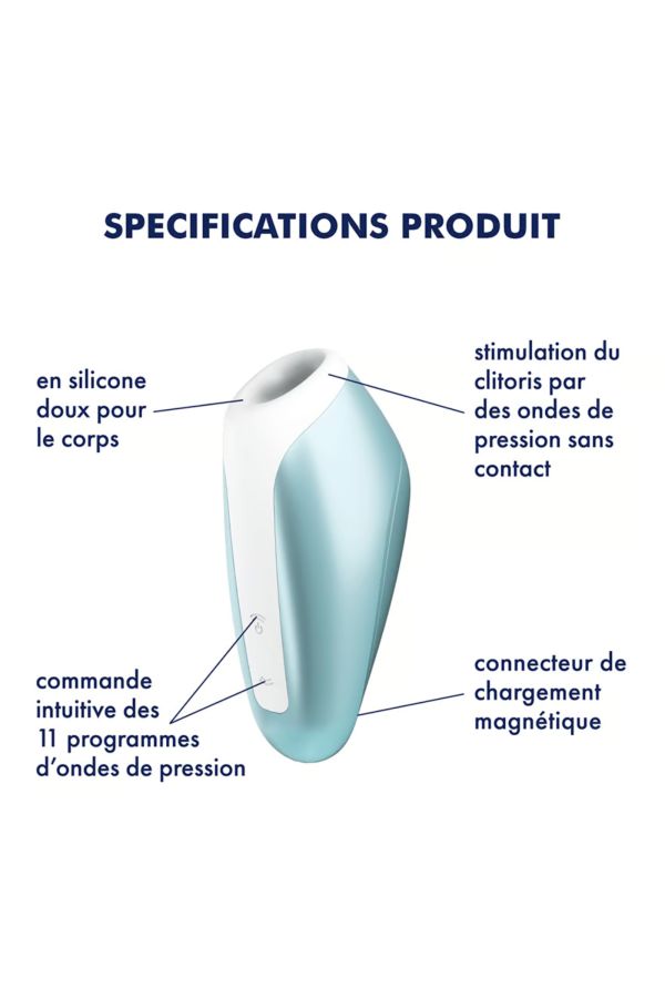 Satisfyer Love Breeze, stimulateur de clitoris par air pulsé