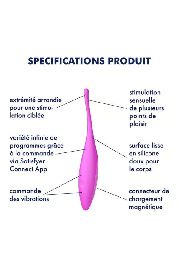 Satisfyer Twirling Joy, stimulateur de clitoris connecté