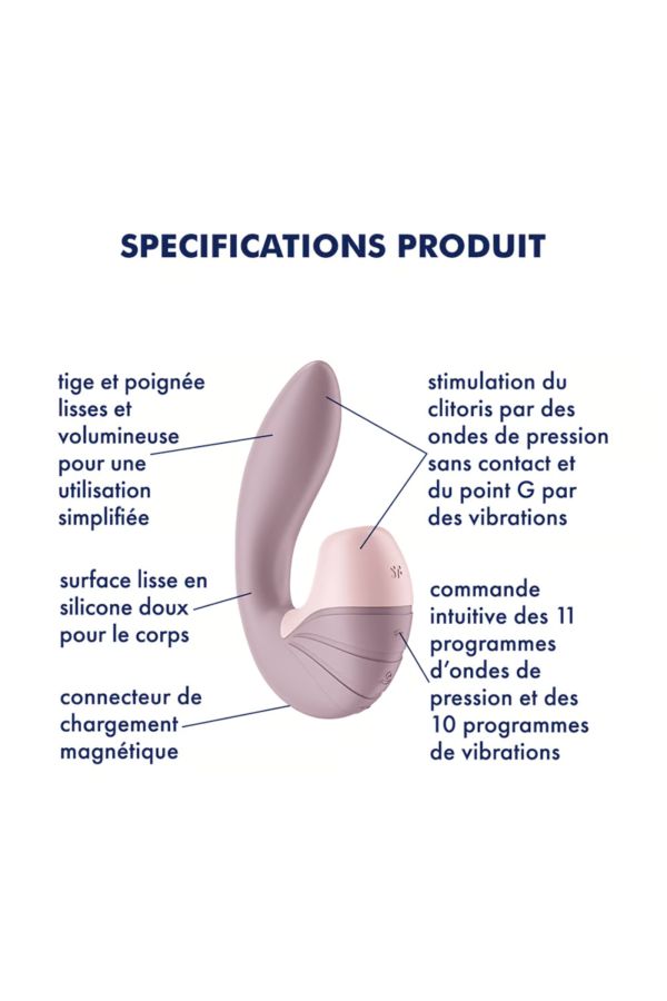 Satisfyer Supernova, stimulateur par air pulsé et vibromasseur point G