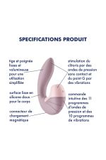 Satisfyer Supernova, stimulateur par air pulsé et vibromasseur point G