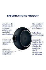 Satisfyer Pro To Go 3, stimulateur de clitoris par air pulsé