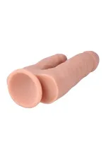 Virgite R30, double gode ventouse réaliste