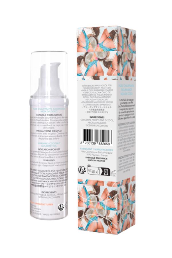 Huile de massage chauffante Excens noix de coco 50ml