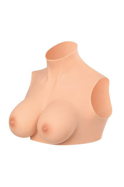 Buste faux seins à col monté bonnet C