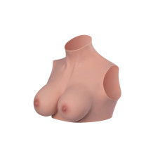 Buste faux seins à col monté bonnet C