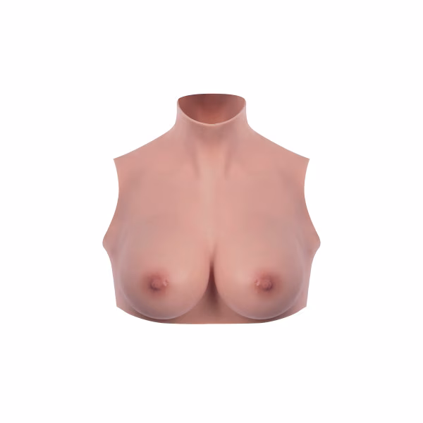 Buste faux seins à col monté bonnet C