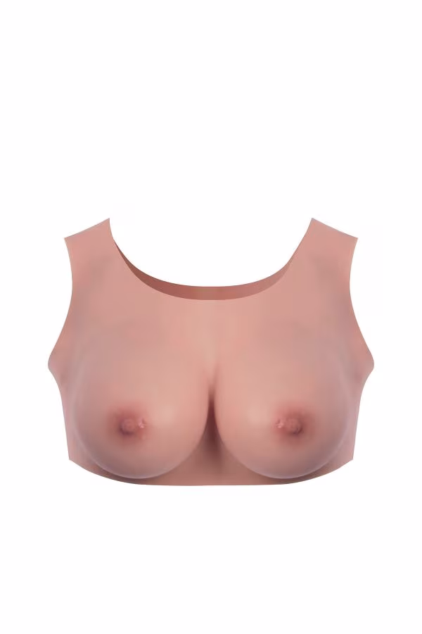 Buste faux seins à col rond bonnet C