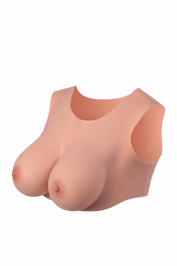Buste faux seins à col rond bonnet D