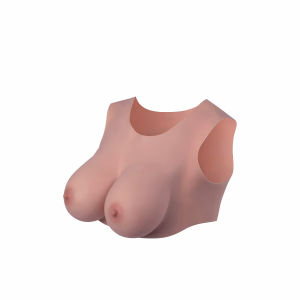 Buste faux seins à col rond bonnet D