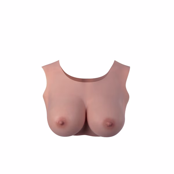 Buste faux seins à col rond bonnet D