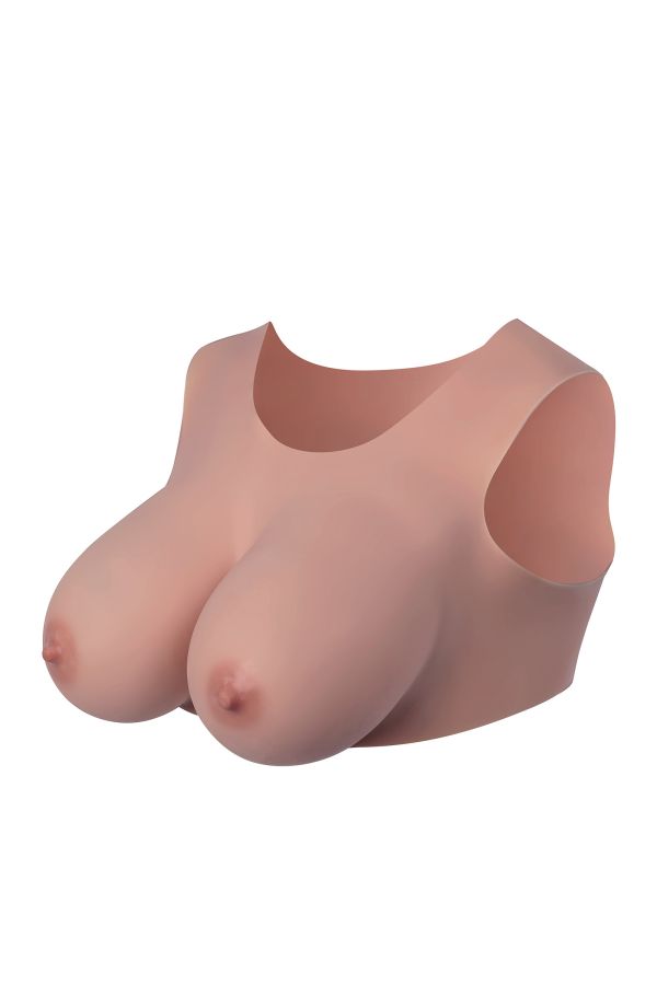 Buste faux seins à col rond bonnet E