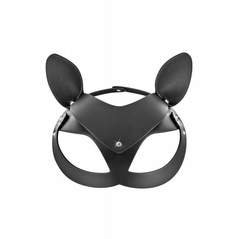 Masque Et Collier Chat En Cuir PU Noir – Ajustables, Pour Halloween, Soirées Déguisées, Jeux De Rôle Adulte