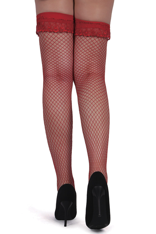 Bas résilles à clochettes de noël rouge de Paris Hollywood