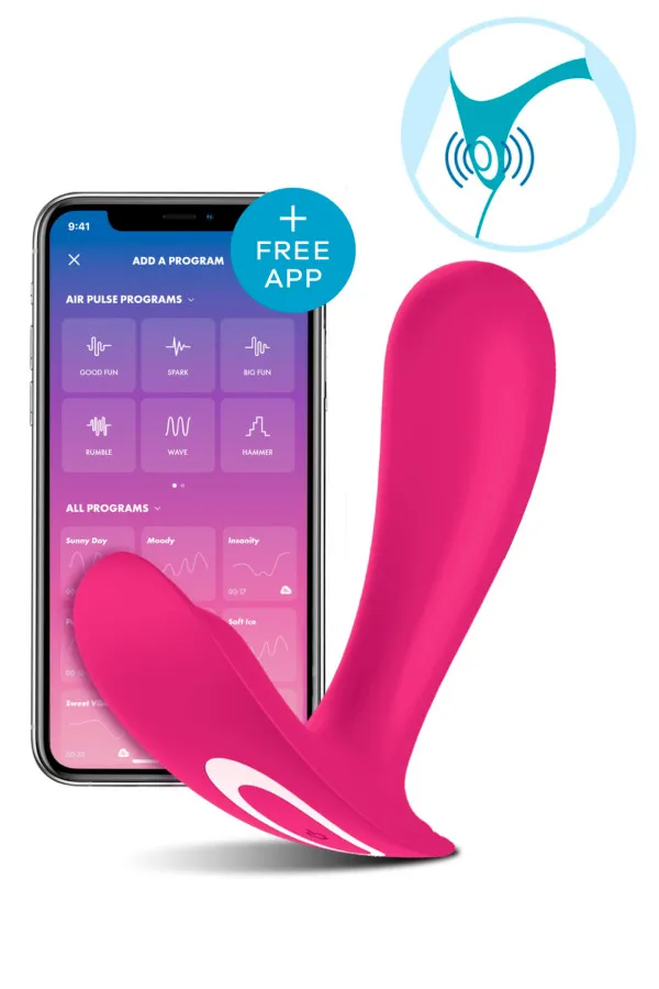 Satisfyer Top Secret, vibromasseur point G connecté