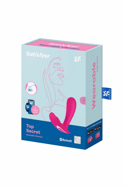 Vibromasseur 2 en 1 Top Secret Rose par Satisfyer