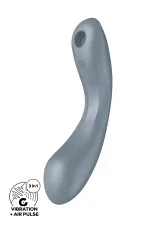Satisfyer Curvy Trinity 1 - Vibromasseur air pulsé clitoris et point G