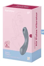 Satisfyer Curvy Trinity 1 - Vibromasseur air pulsé clitoris et point G