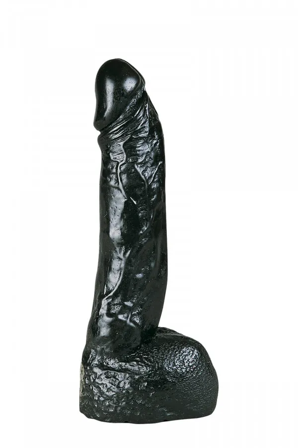 Gros Gode Réaliste All Black 22cm - Achat en Ligne