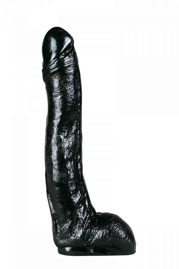 Gode Réaliste All Black 29cm - Achat en Ligne Discret