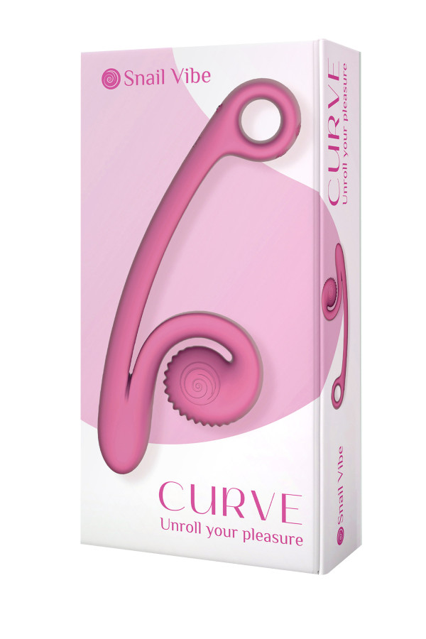 Vibromasseur Snail Vibe Curve à triple stimulation