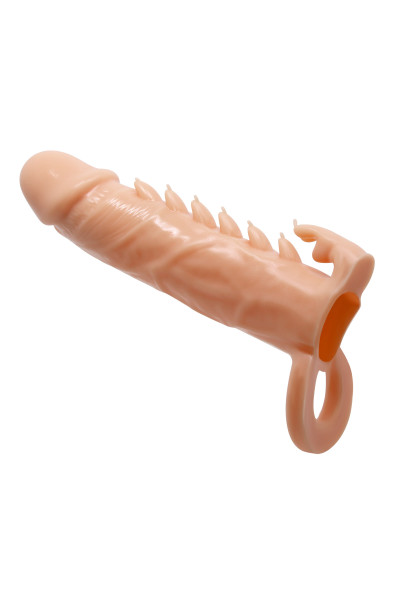 Emmit, gaine à pénis réaliste à picots avec cockring