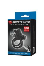 Passionate Ring IX, double cockring vibrant