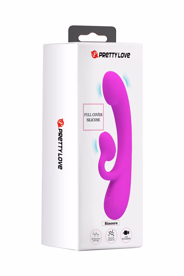 Vibromasseur rabbit Sincere par Pretty Love