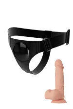 Jerry, gode-ceinture universel avec dildo ventouse réaliste