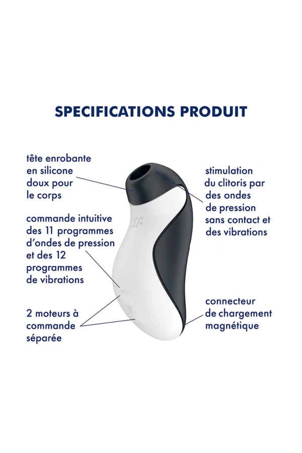 Stimulateur clitoridien Orca de Satisfyer