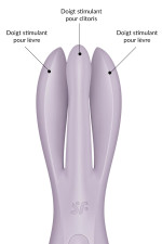 Satisfyer Threesome 2, stimulateur de clitoris et grandes lèvres